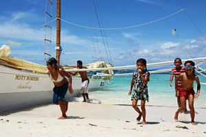 Sail with children