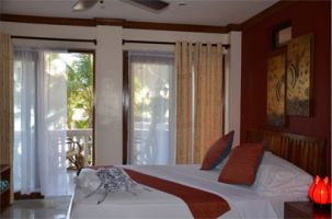 Styled rooms at the Hotel in Carabao Island