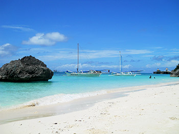 Boracay island beach
